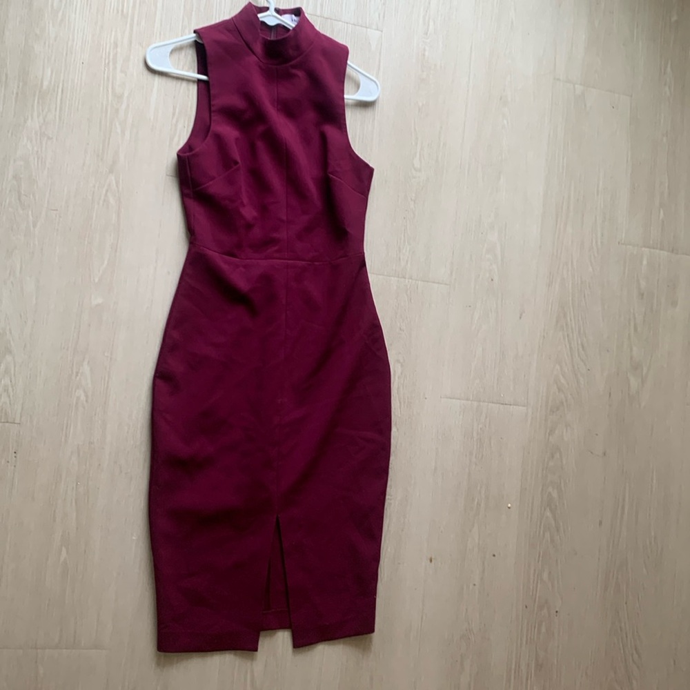 Likely Plum pencil skirt dress